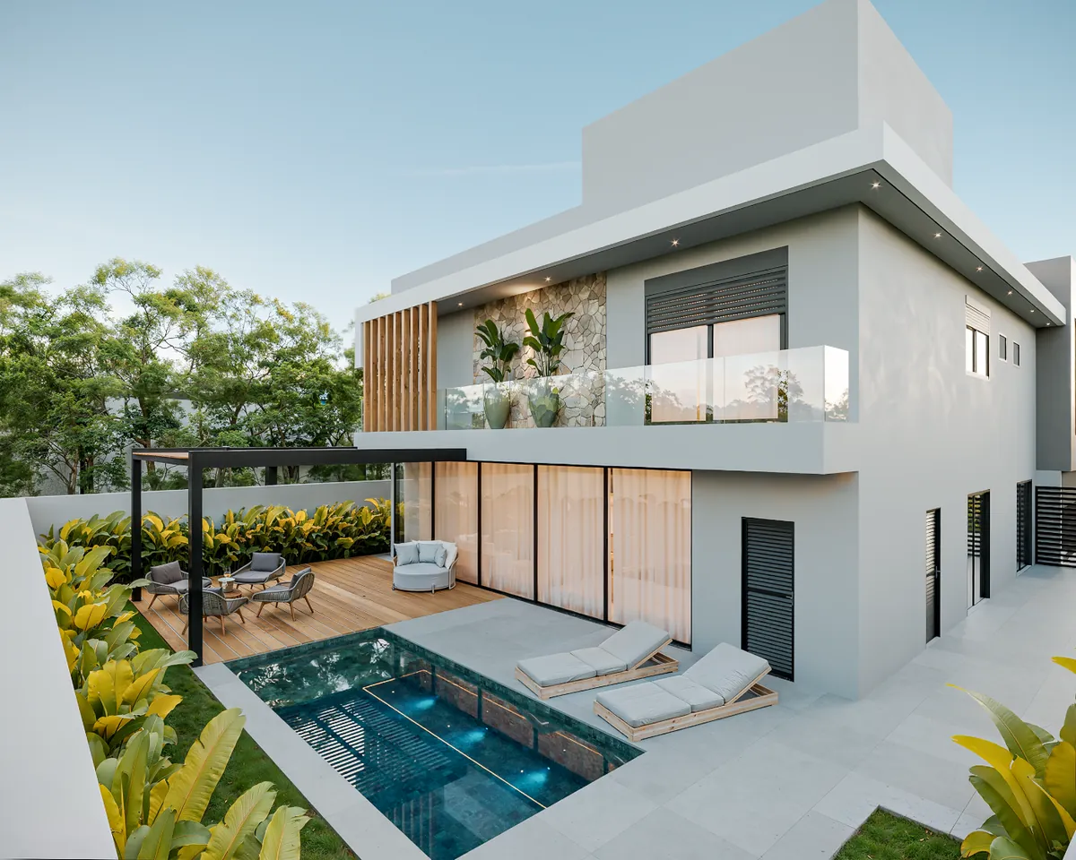 Área de lazer — projeto da Simões Arquitetura